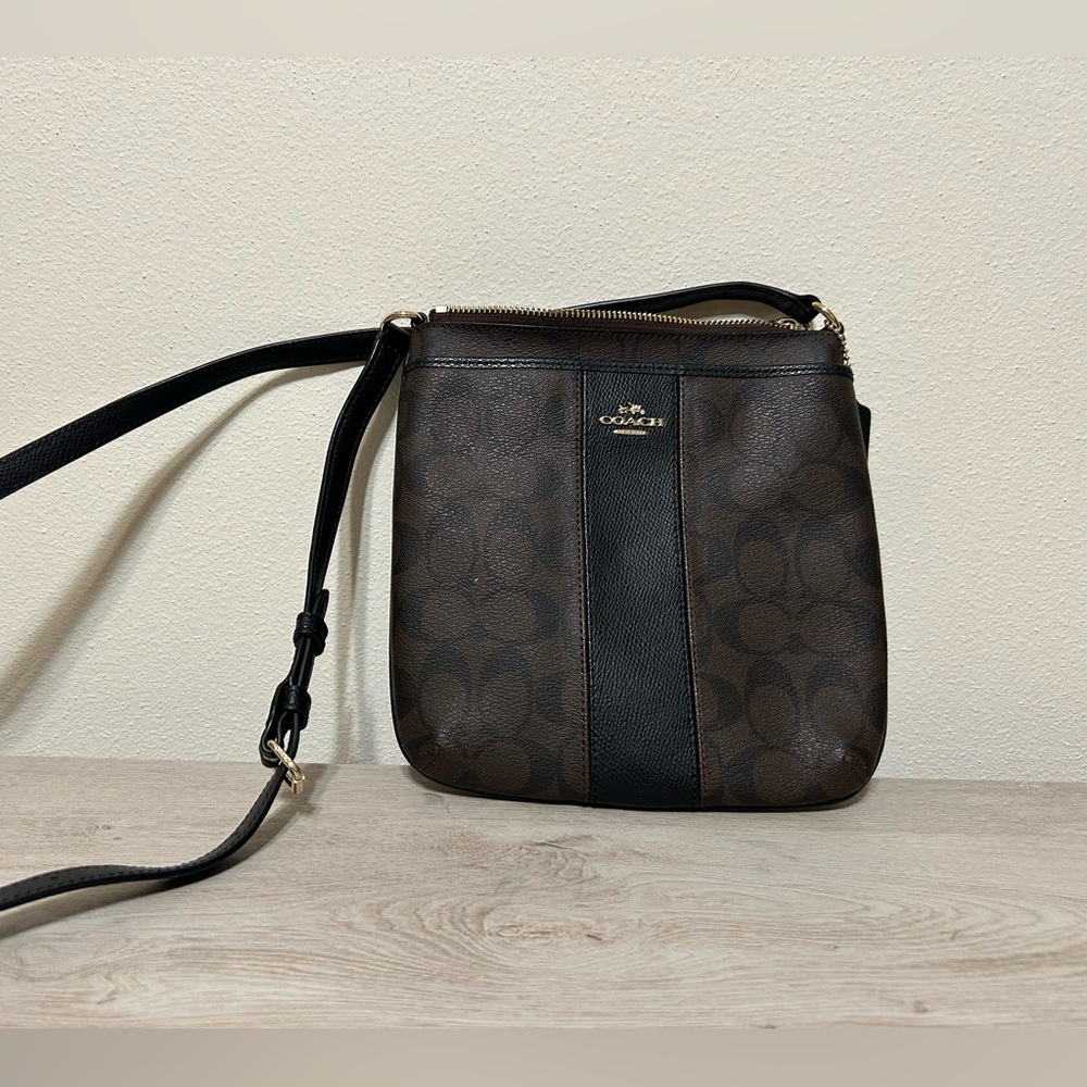 Coach Brown Leather Crossbody Purse